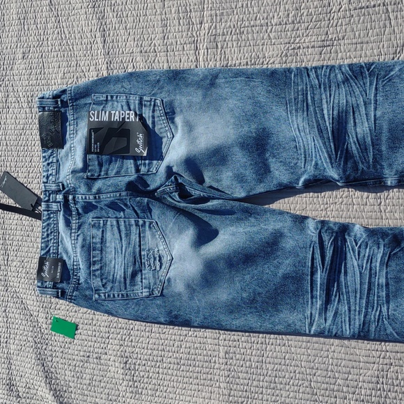 #SWITCH REMARKABLE #Slim Taper Fit Moto & #Stich Denim with Paint Splashes - Picture 14 of 17